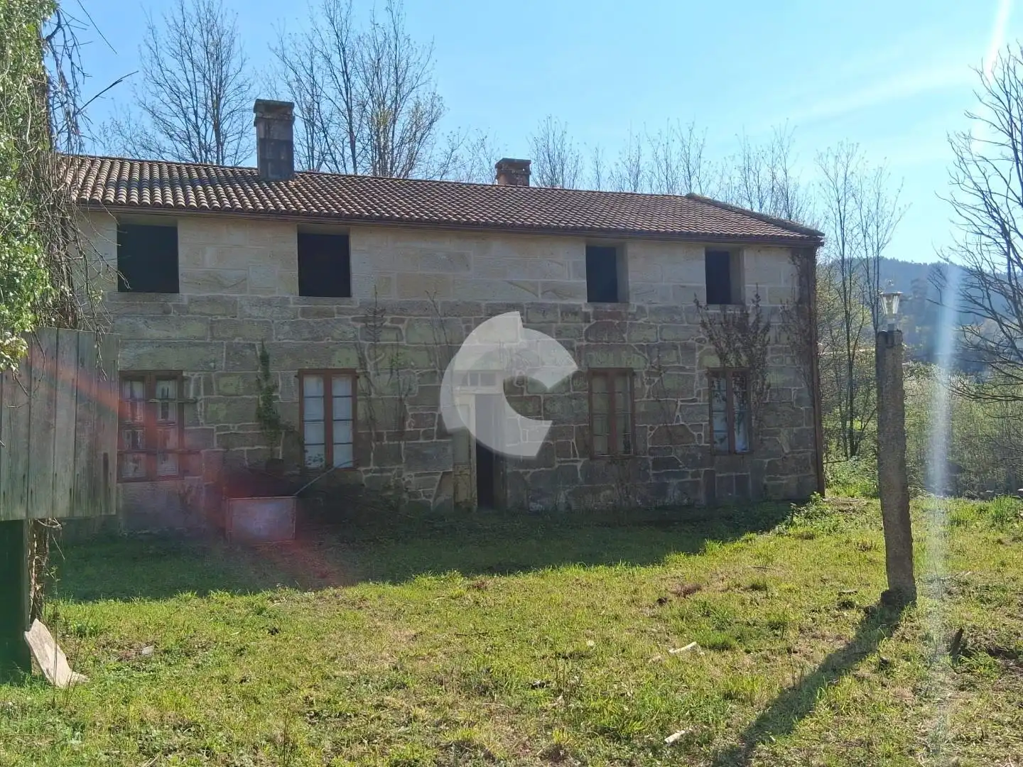 Vista exterior de Casa o xalet en venda en Mondariz-Balneario amb Jardí privat