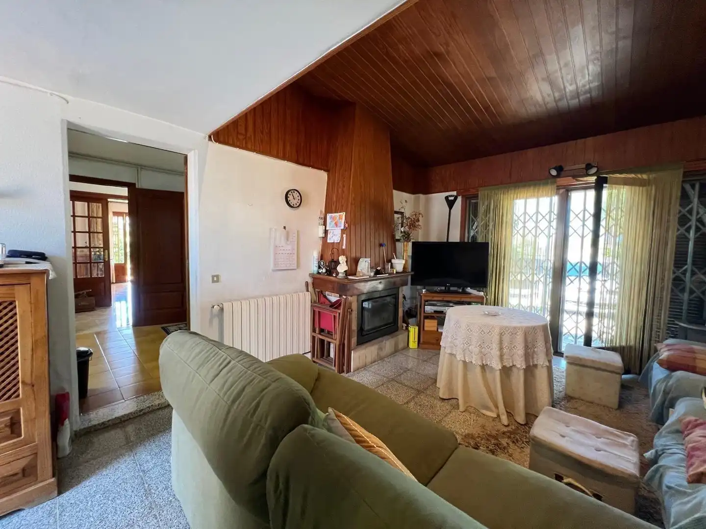 Sala de estar de Finca rústica en venta en Inca con Aire acondicionado, Calefacción y Jardín privado