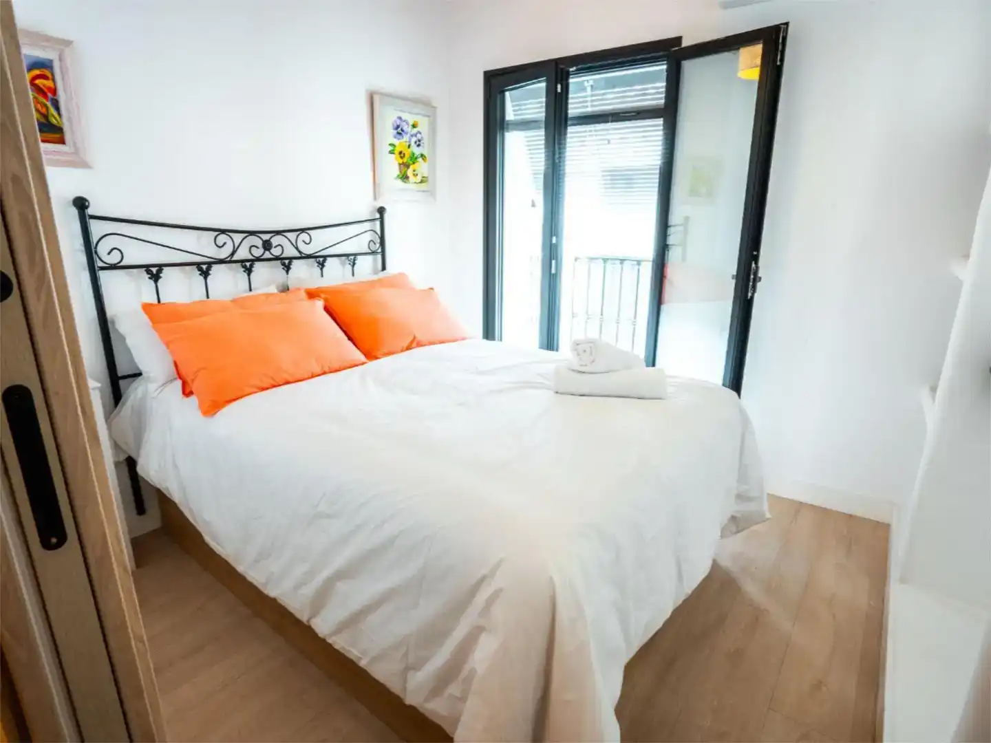 Bedroom of Flat for rent in Marbella  with Air Conditioner, Parquet flooring and Swimming Pool