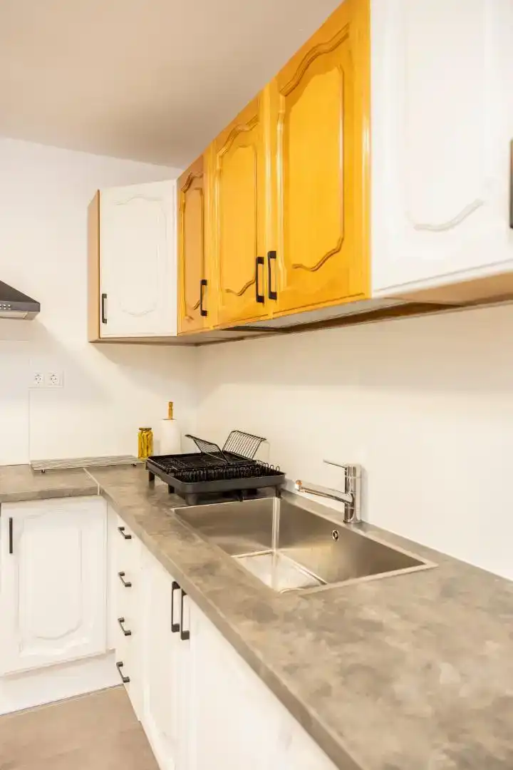 Cuina de Dúplex de lloguer en Cazorla amb Aire condicionat, Moblat i Rentadora