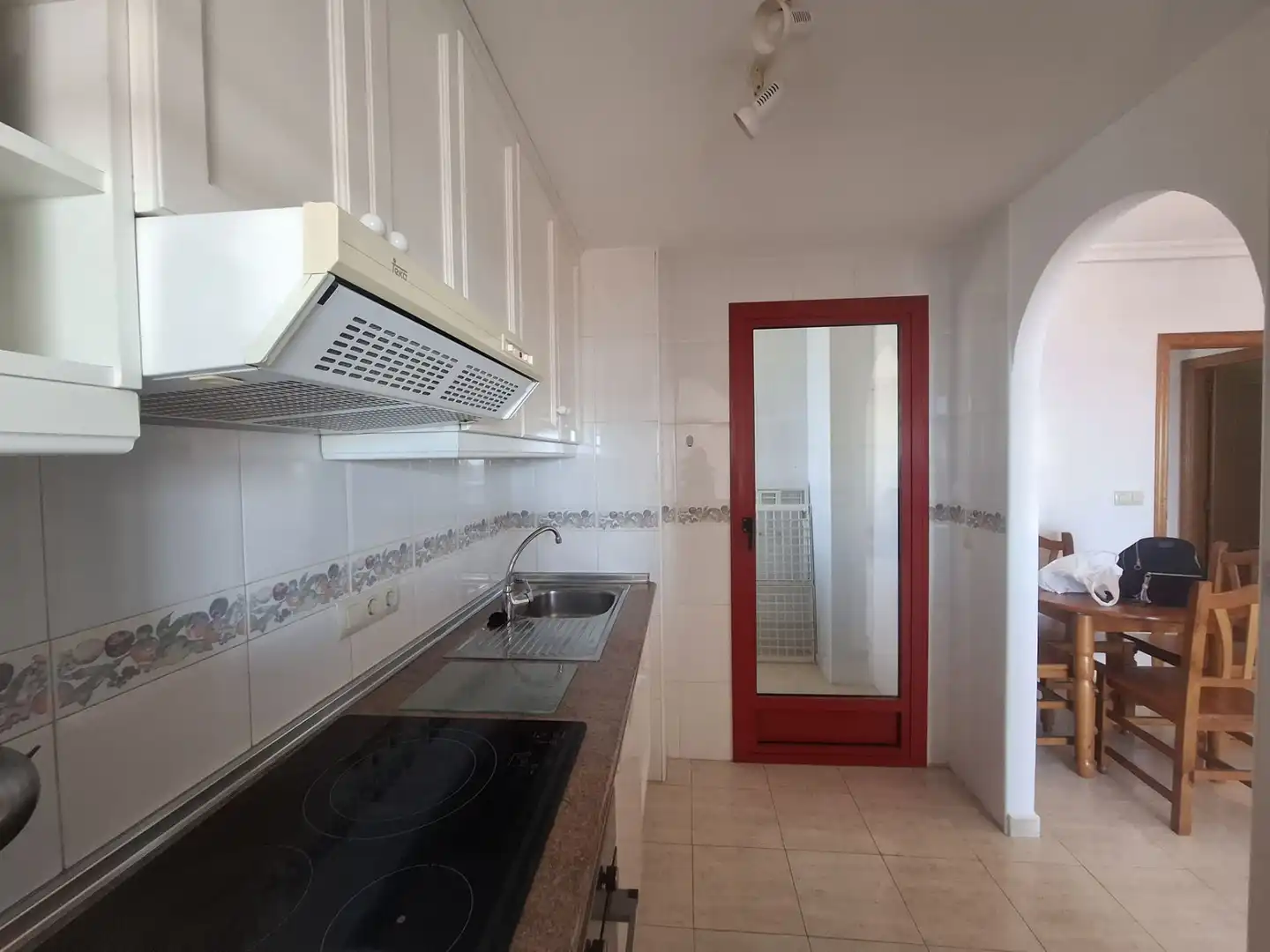 Cuina de Pis de lloguer en Villajoyosa / La Vila Joiosa amb Aire condicionat, Terrassa i Piscina comunitària