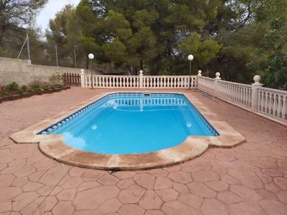 Swimming pool of House or chalet for sale in Olocau  with Air Conditioner, Terrace and Swimming Pool