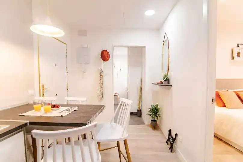 Dining room of Apartments for rent in Madrid  with Air Conditioner, Heating and Parquet flooring