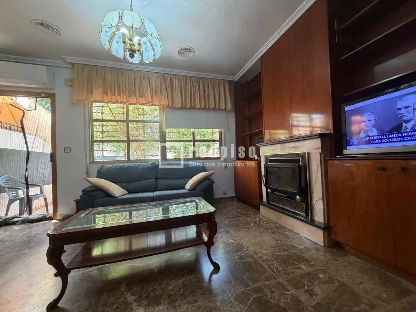 Wohnzimmer von Maisonette zur Miete in Murcia mit Klimaanlage, Privatgarten und Abstellraum