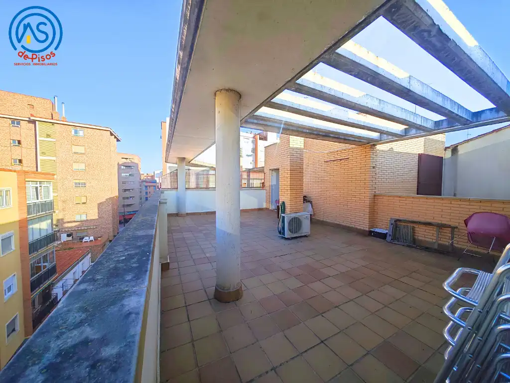 Terraza de Apartamento de alquiler en Zaragoza con Aire acondicionado, Calefacción y Parquet