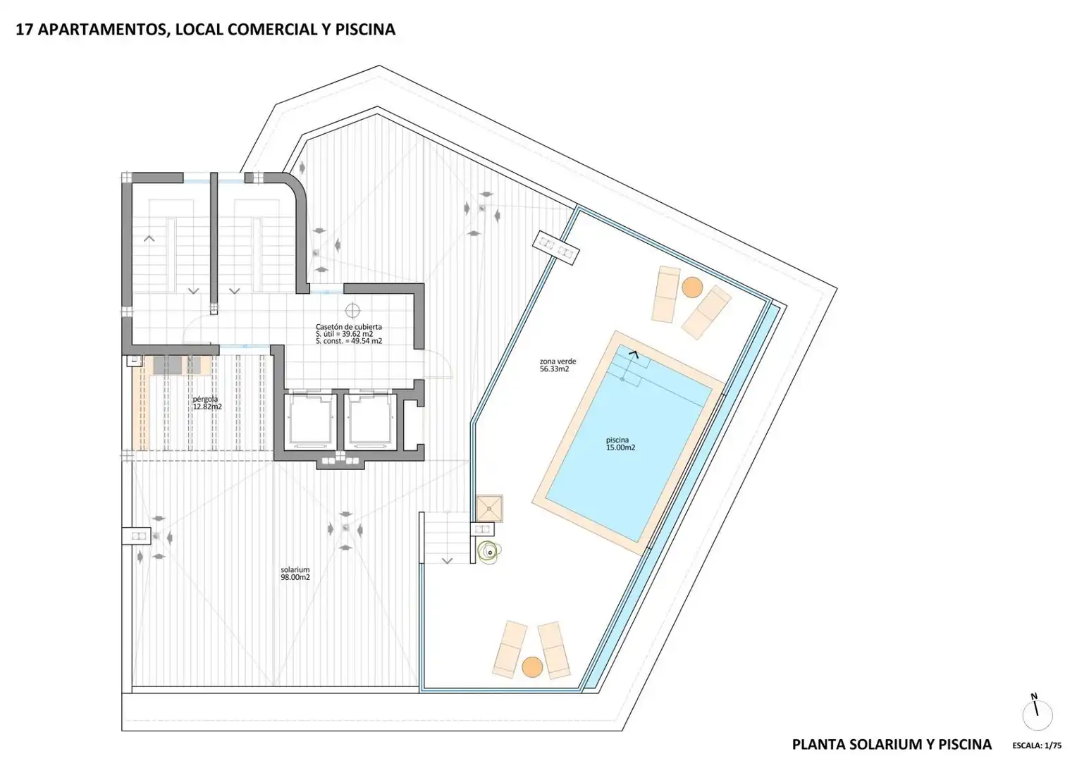 Estudi amb piscina en venda a Lo Pagán, imagen 12