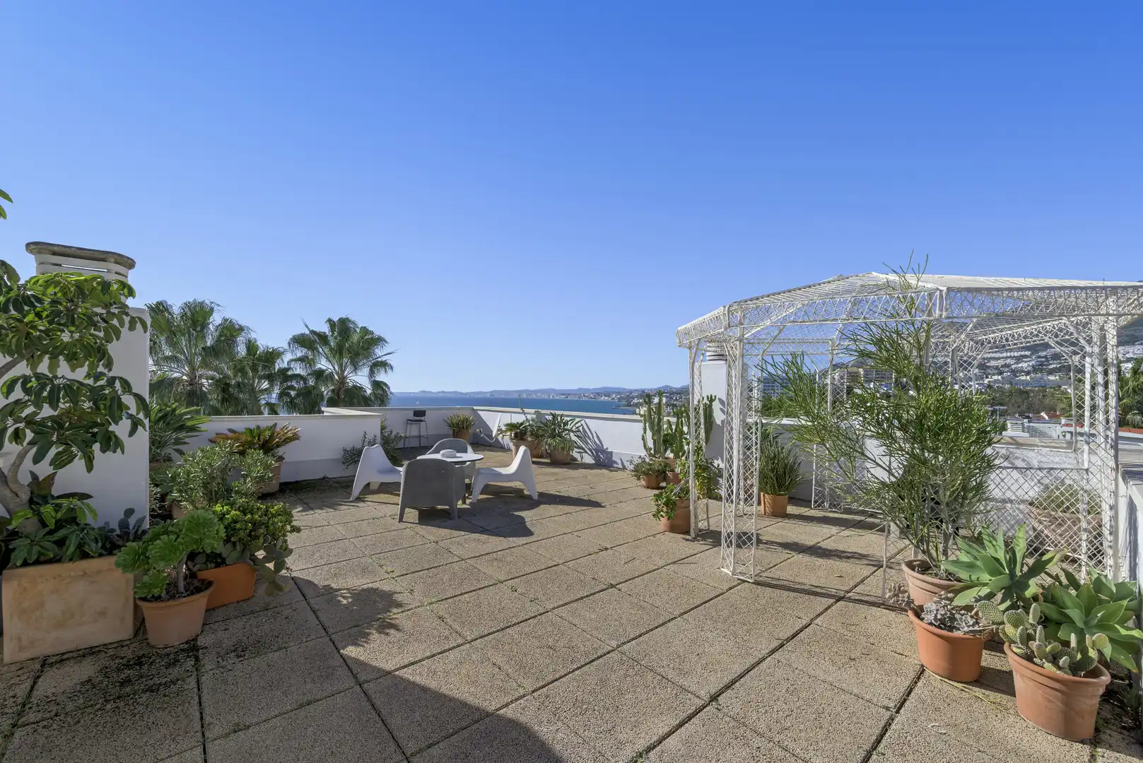 Terrace of Attic for sale in Benalmádena  with Air Conditioner, Terrace and Swimming Pool