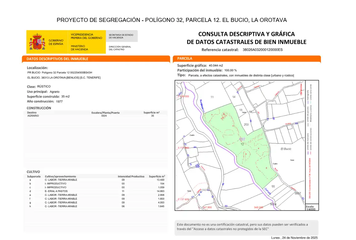 Terreno rustico in vendita a Camino de El Bucio, imagen 13