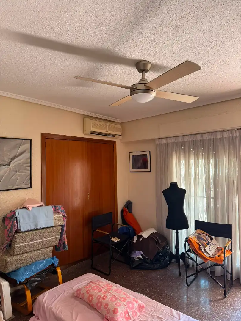 Bedroom of Flat for sale in Valencia  with Air Conditioner, Terrace and Balcony