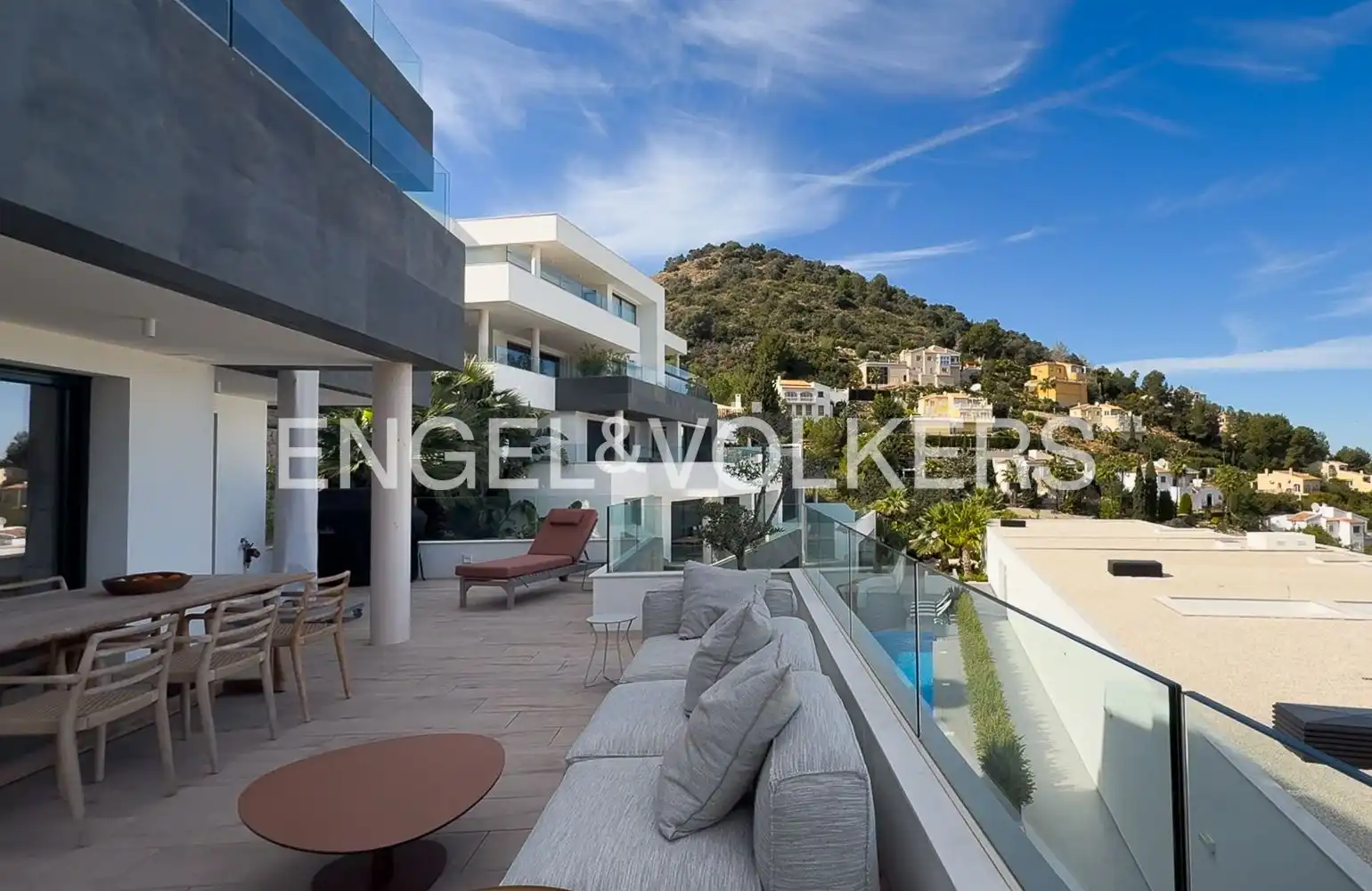 Terrace of Flat for sale in Pedreguer  with Air Conditioner, Heating and Private garden