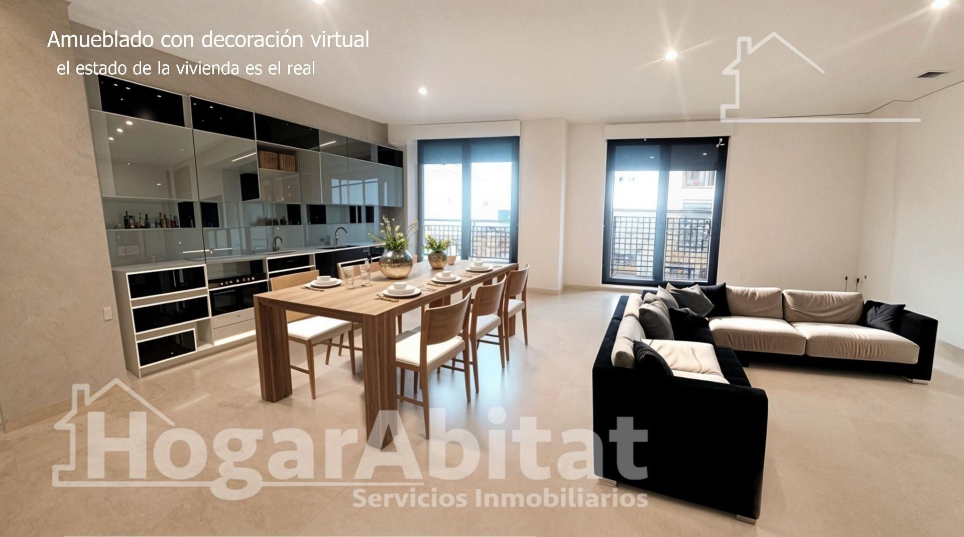 Living room of Attic for sale in Gandia  with Air Conditioner, Heating and Terrace