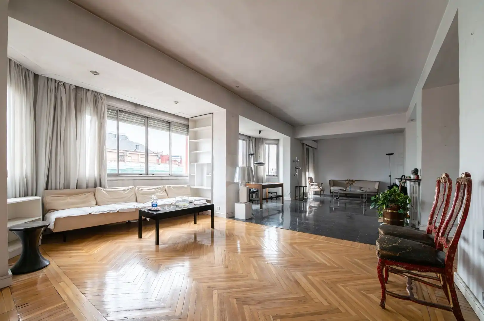 Living room of Flat for sale in Madrid  with Air Conditioner, Heating and Terrace