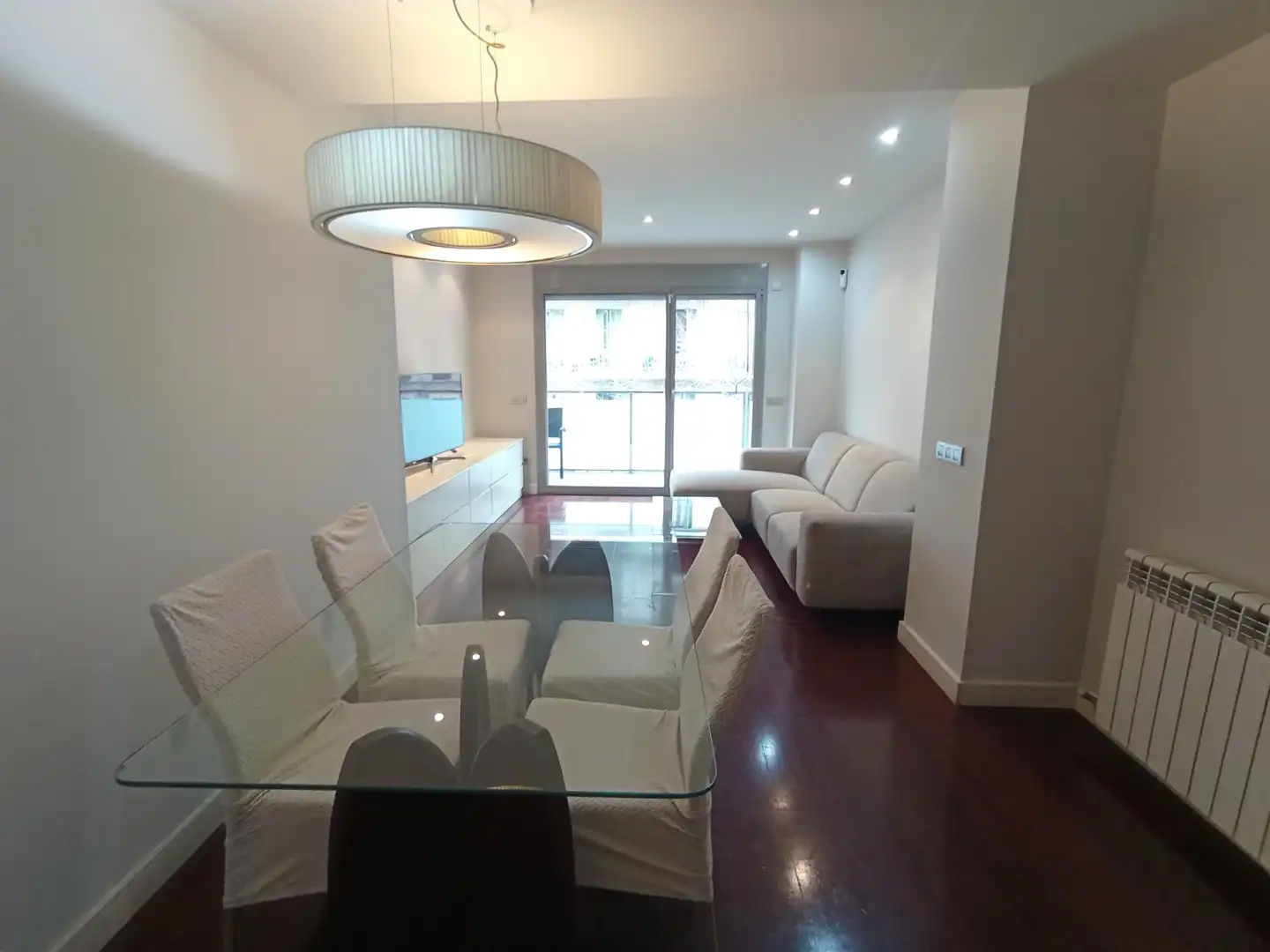 Sala de estar de Piso en venta en Barcelona con Aire acondicionado, Calefacción y Parquet