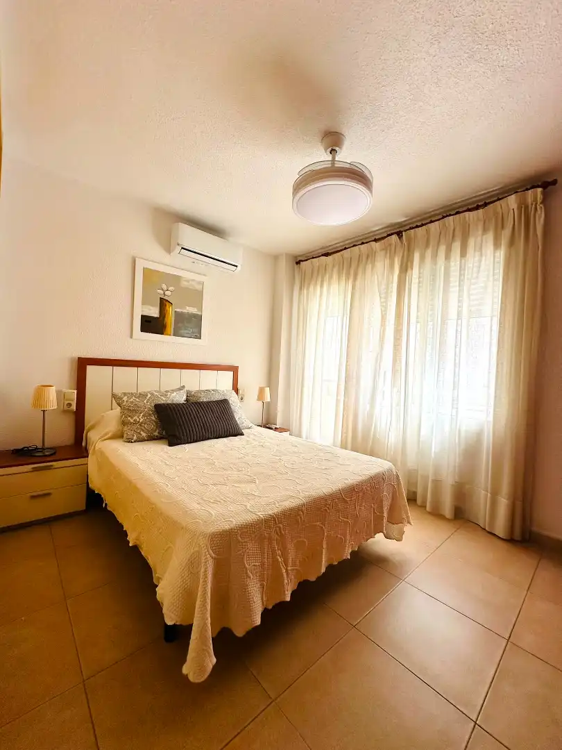 Bedroom of Flat for sale in Águilas  with Air Conditioner, Furnished and Balcony