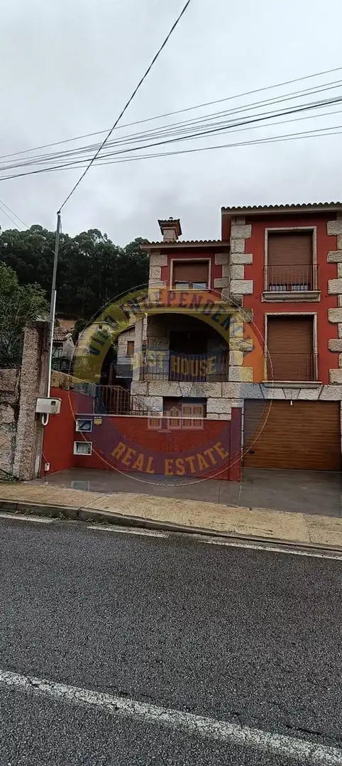 Vista exterior de Casa adosada en venta en Moaña