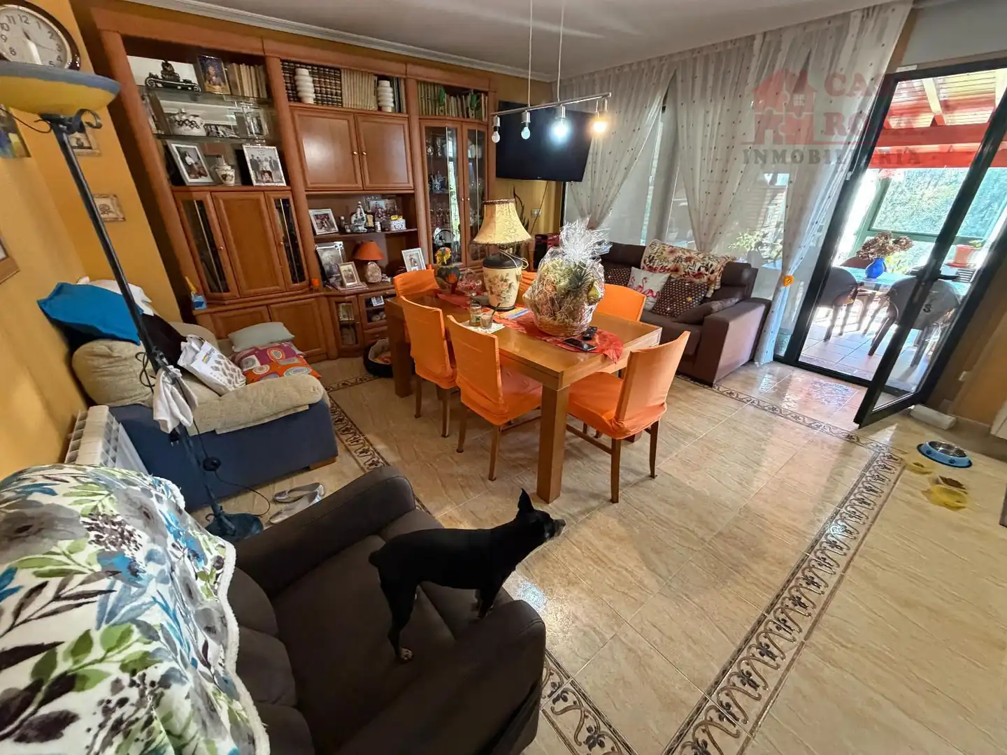 Living room of Detached homes for sale in Moaña  with Heating, Parquet flooring and Terrace