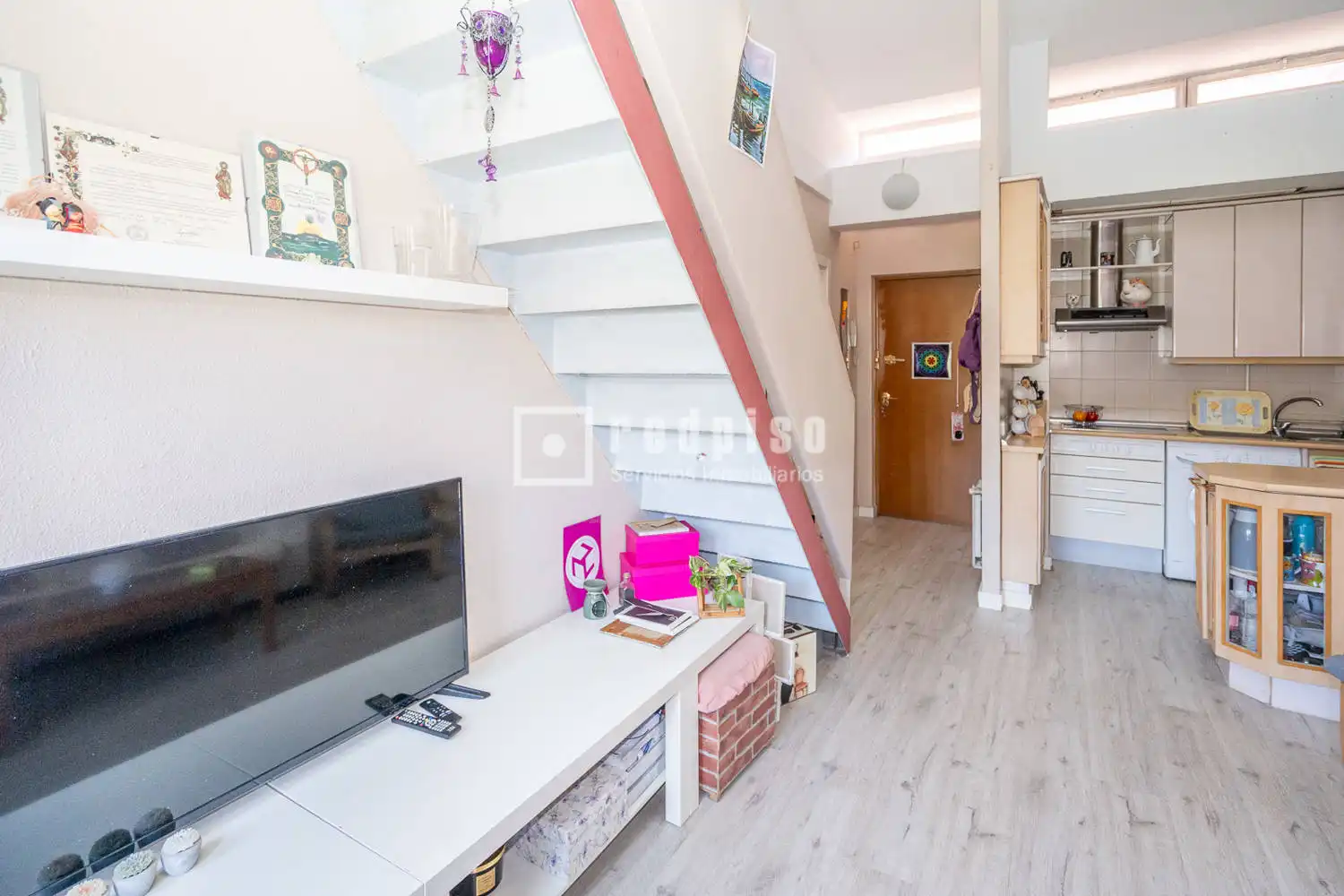 Sala de estar de Dúplex en venta en Móstoles con Aire acondicionado, Calefacción y Terraza