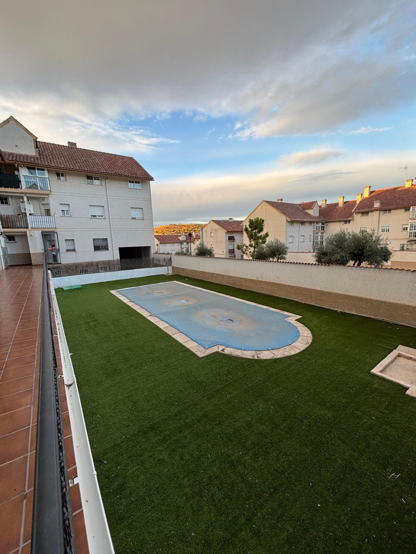 Swimming pool of Flat to rent in Campo Real  with Heating, Parquet flooring and Storage room