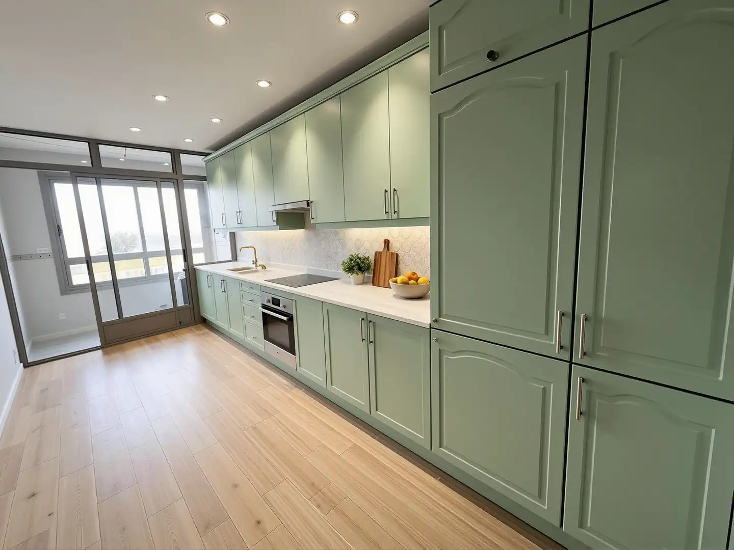 Cocina de Piso en venta en A Coruña Capital  con Calefacción, Parquet y Trastero