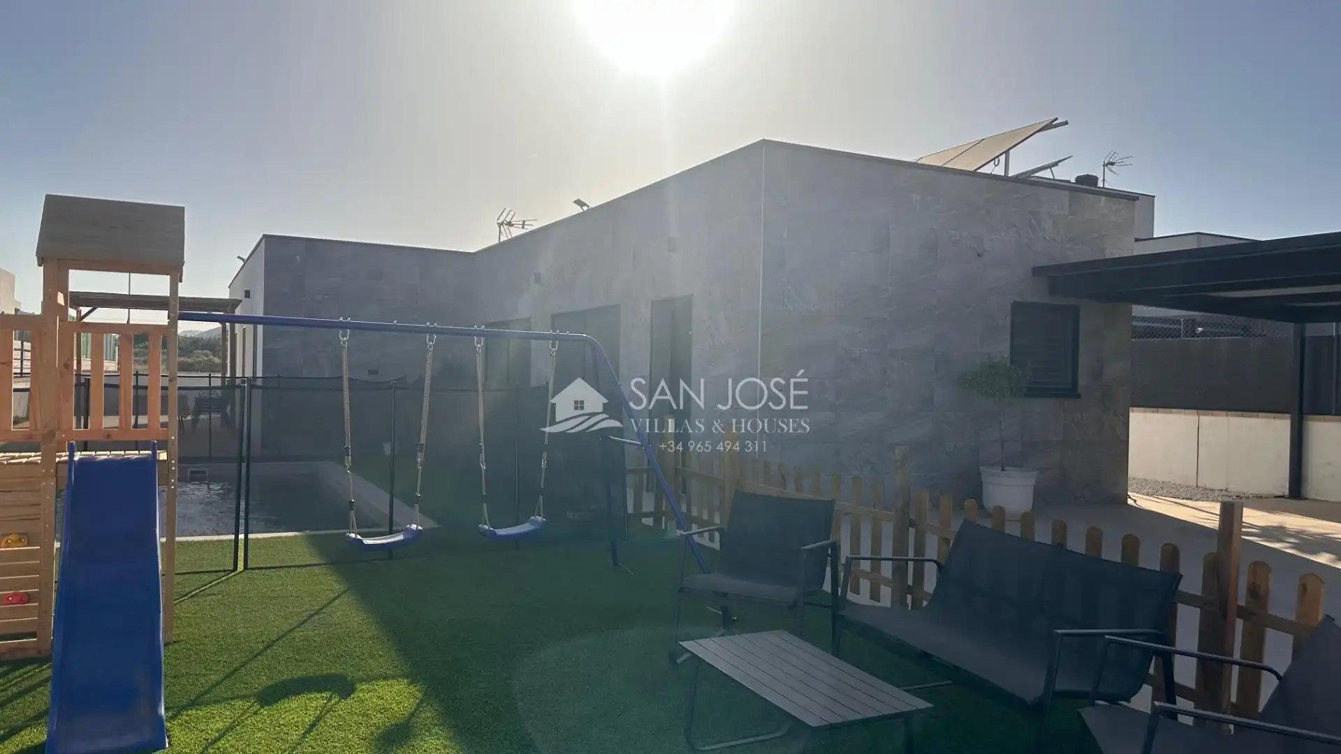 Terrassa de Casa o xalet de lloguer en Aspe amb Aire condicionat, Calefacció i Jardí privat