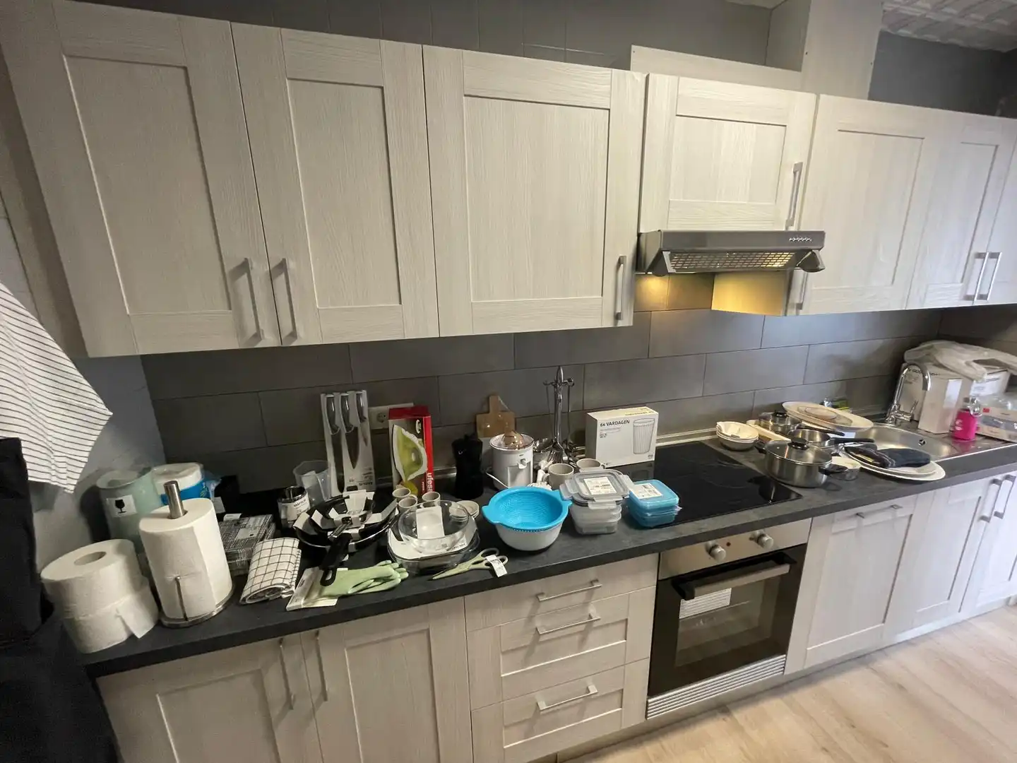 Kitchen of Flat for rent in Ferrol  with Heating, Terrace and Furnished