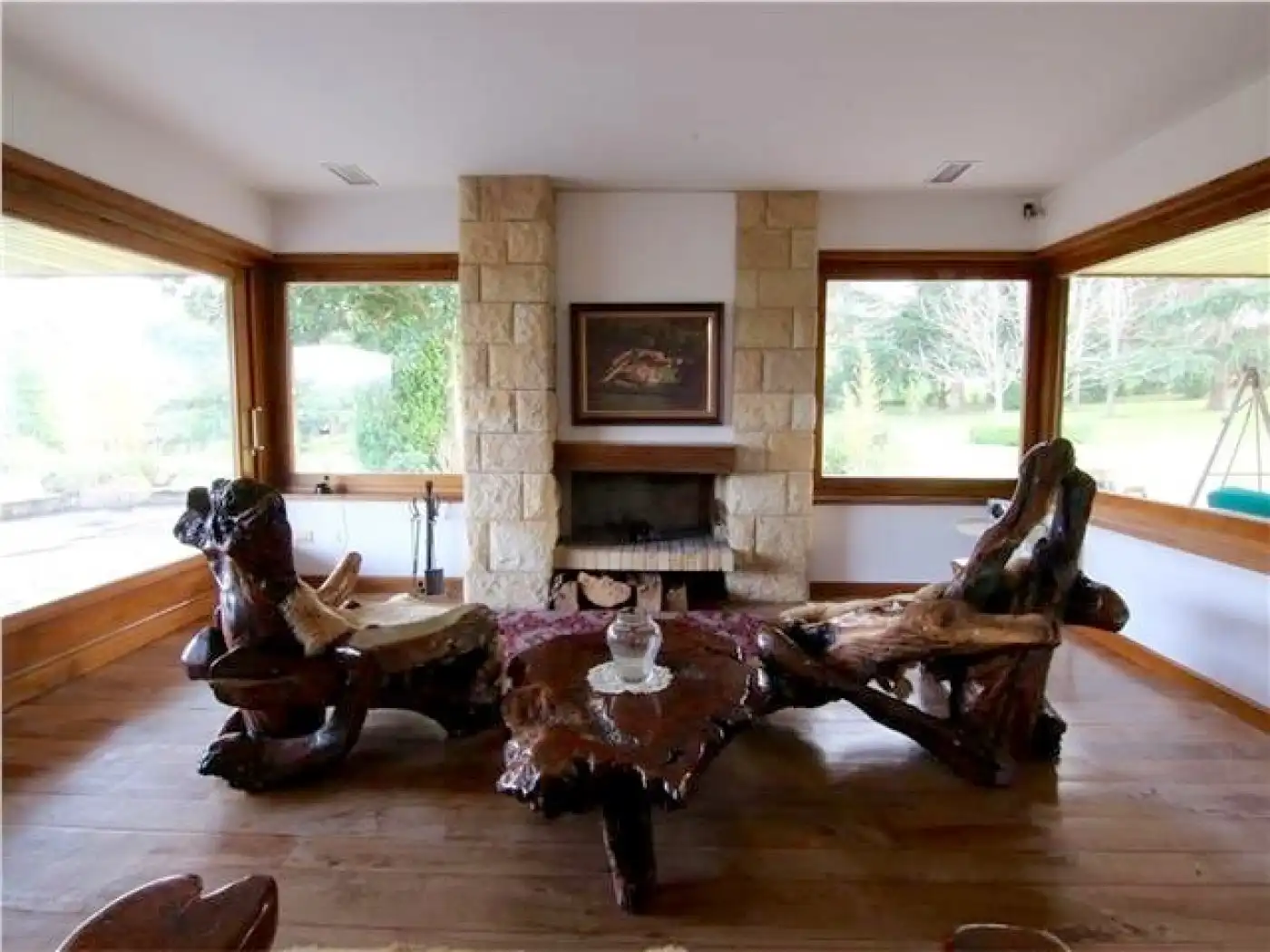 Wohnzimmer von Country house zum Verkauf in Gijón  mit Klimaanlage, Privatgarten und Terrasse