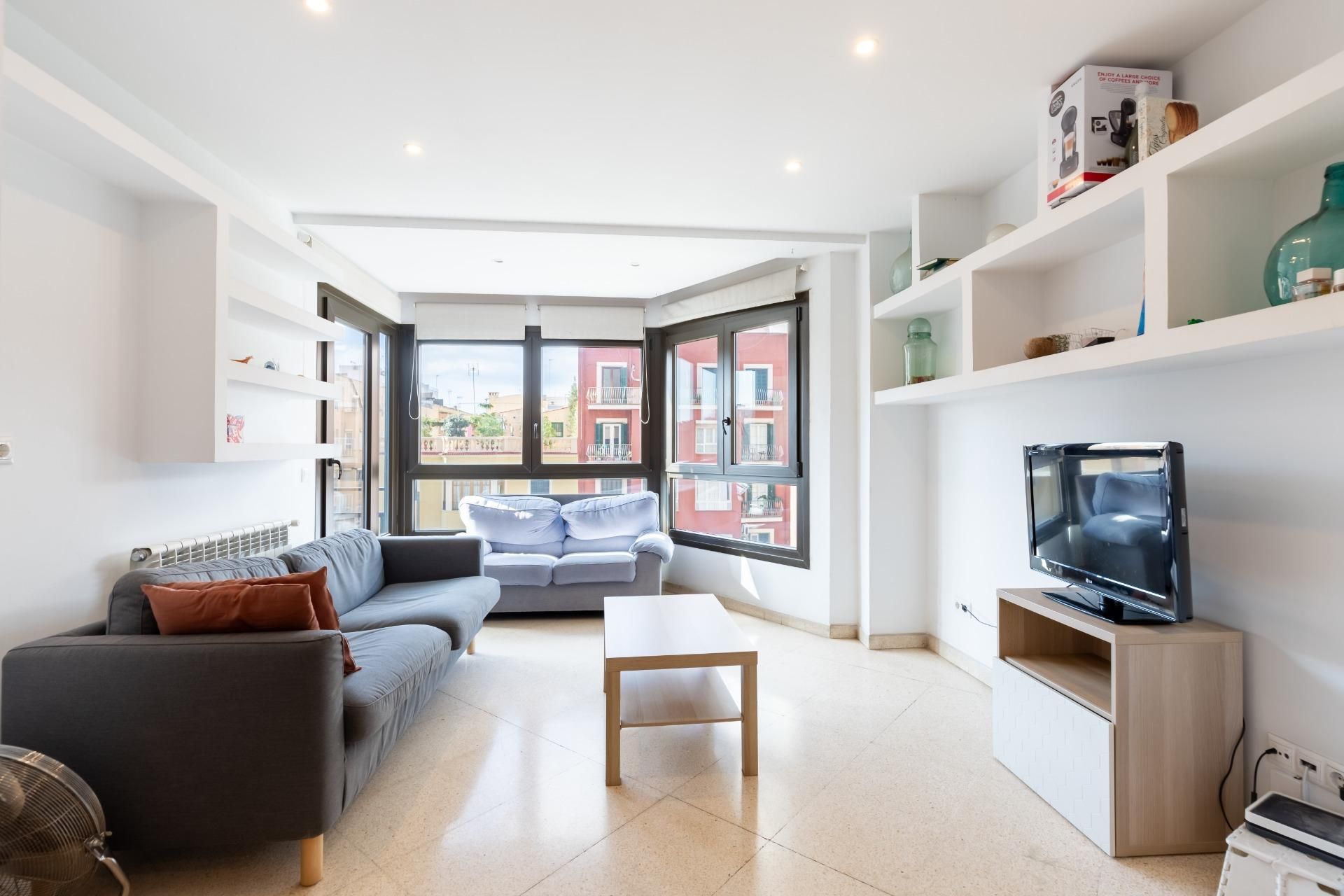 Living room of Flat for sale in  Palma de Mallorca  with Heating and Terrace