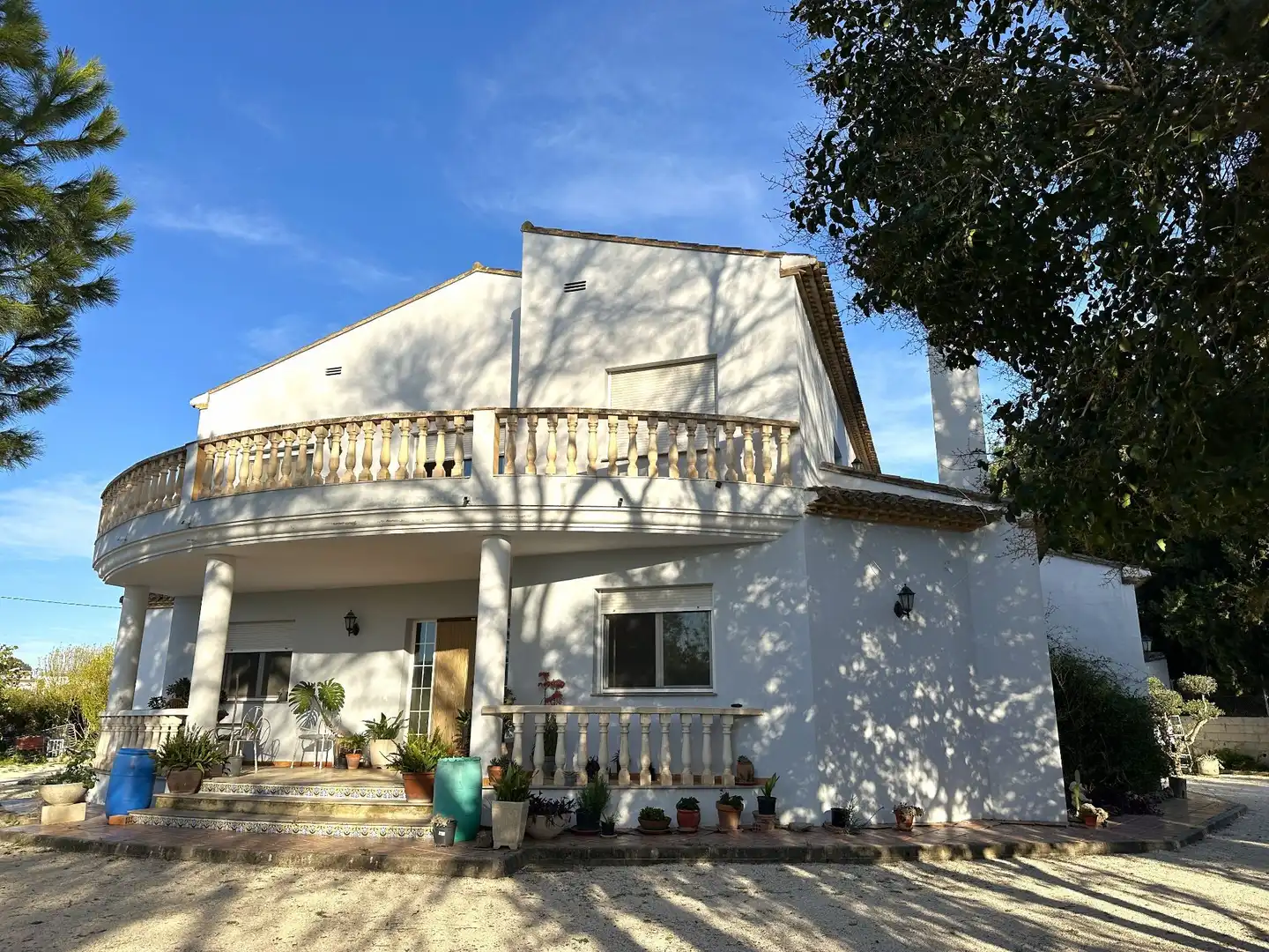 Vista exterior de Casa o chalet en venta en Ontinyent con Aire acondicionado, Calefacción y Jardín privado