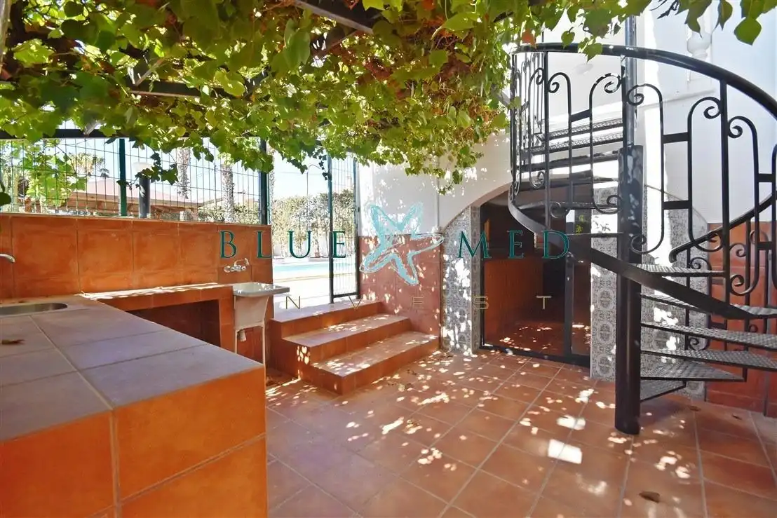 Jardí de Casa o xalet en venda en Mazarrón amb Calefacció, Jardí privat i Terrassa