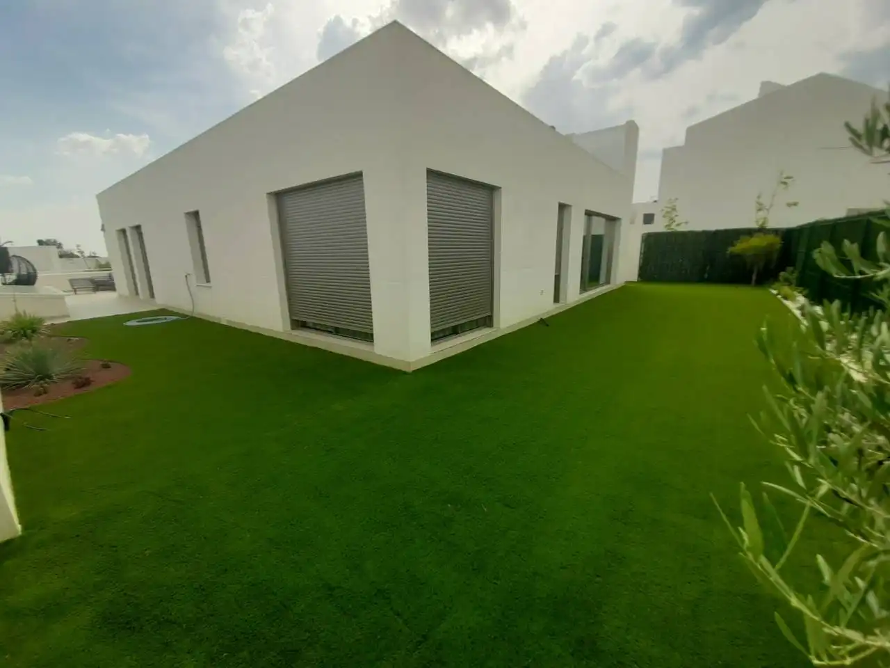 Vista exterior de Casa o chalet en venta en Villaviciosa de Odón con Jardín privado, Terraza y Piscina