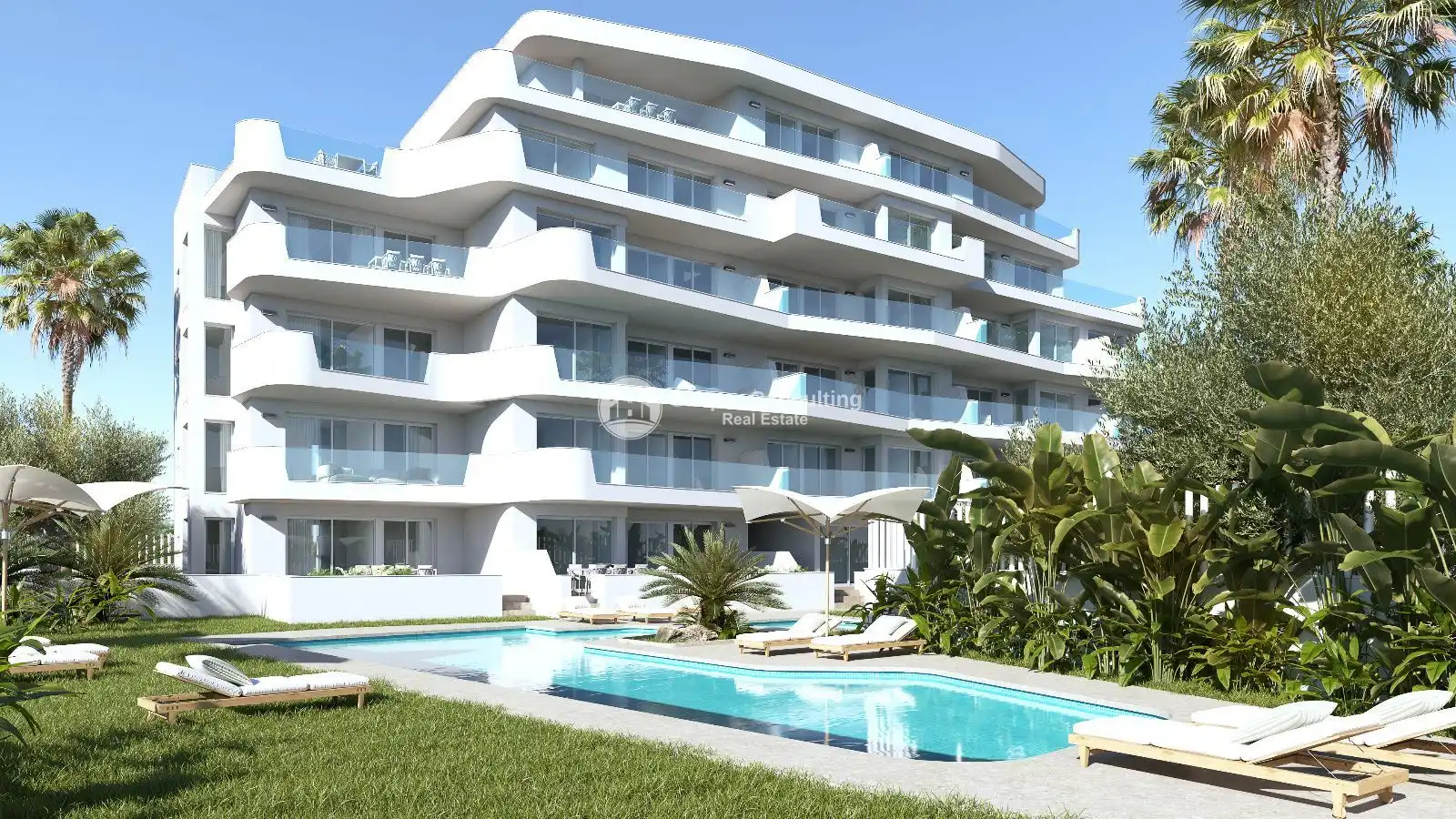 Vista exterior de Apartament en venda en Pilar de la Horadada amb Aire condicionat, Calefacció i Terrassa