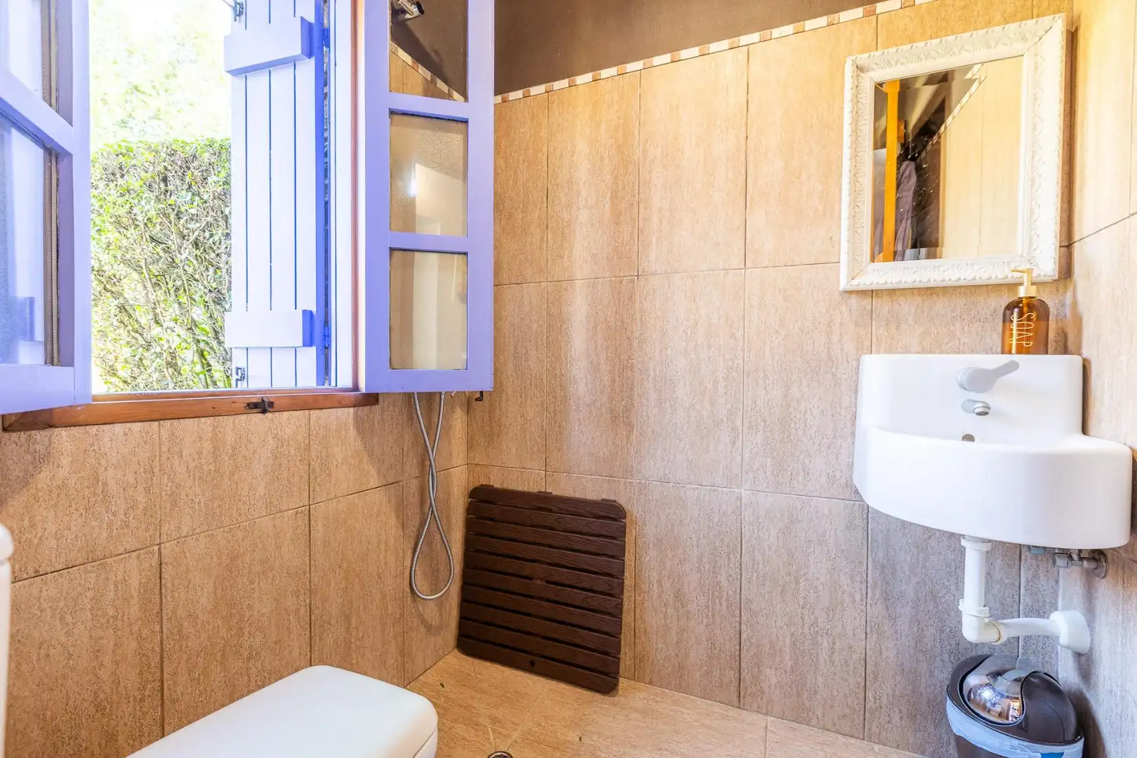 Baño de Casa o chalet en venta en O Pino  con Calefacción, Jardín privado y Terraza