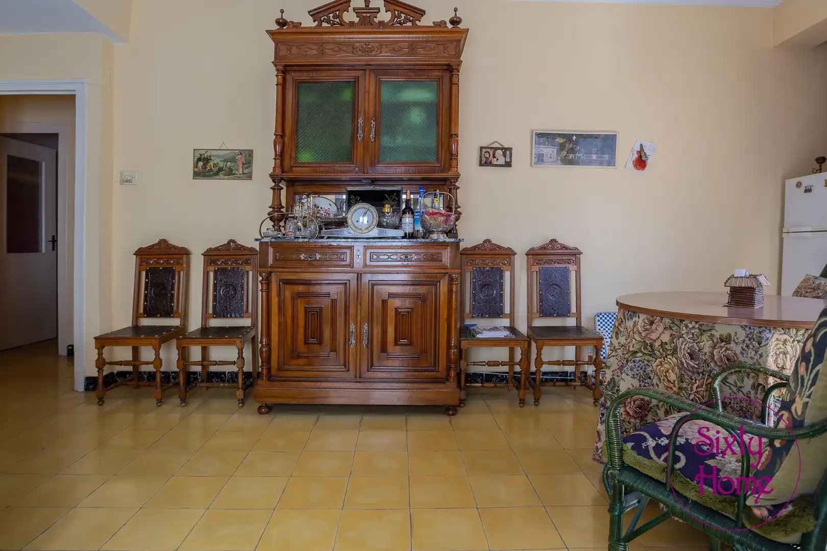 Comedor de Piso en venta en Tauste con Terraza, Trastero y Amueblado