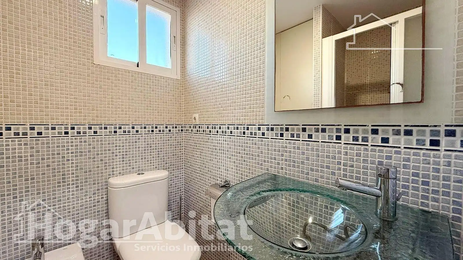 Bathroom of Flat for sale in Piles  with Private garden, Terrace and Furnished