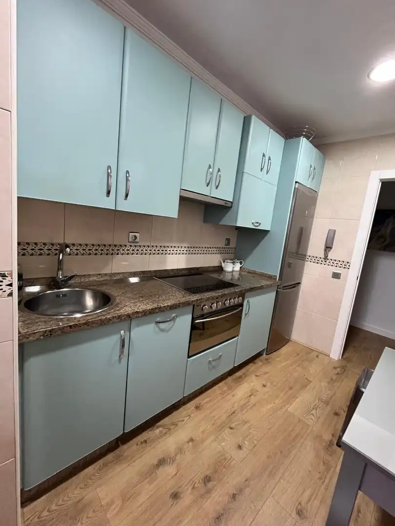 Cocina de Apartamento de alquiler en Oviedo  con Calefacción y Amueblado