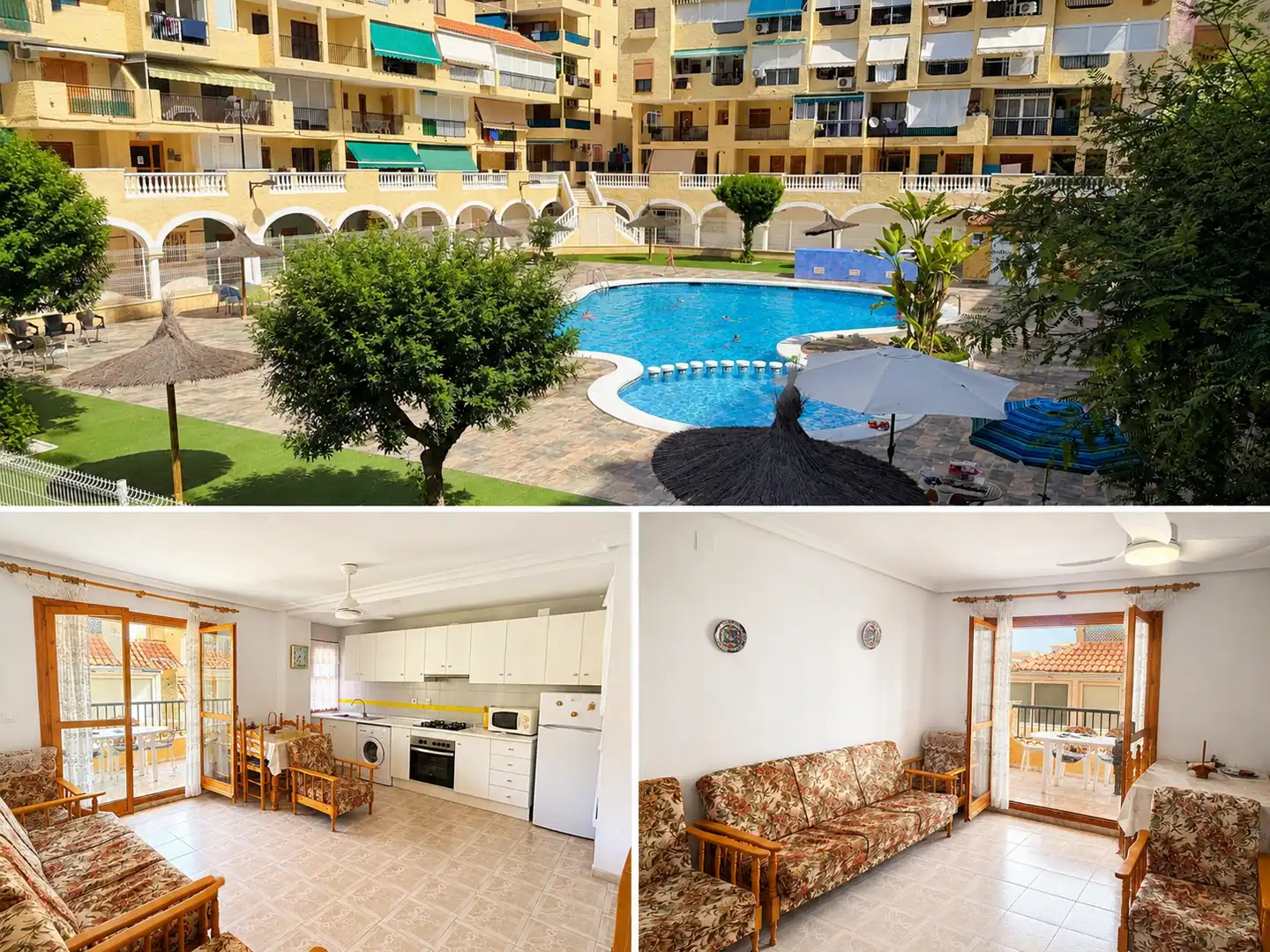 Vista exterior de Apartamento en venta en Torrevieja con Amueblado y Piscina comunitaria