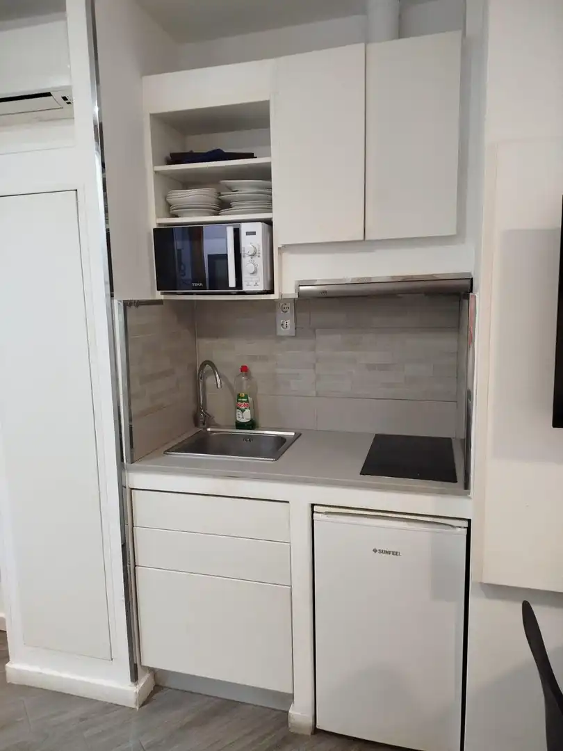 Kitchen of Study for rent in Las Palmas de Gran Canaria  with Air Conditioner, Furnished and Balcony
