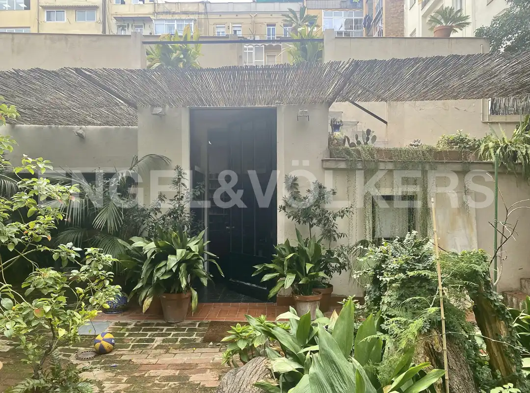 Garten von Wohnung zur Miete in Barcelona mit Klimaanlage, Heizung und Privatgarten