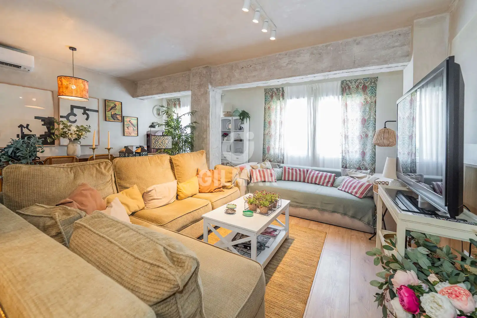 Sala de estar de Piso en venta en Madrid con Calefacción y Amueblado