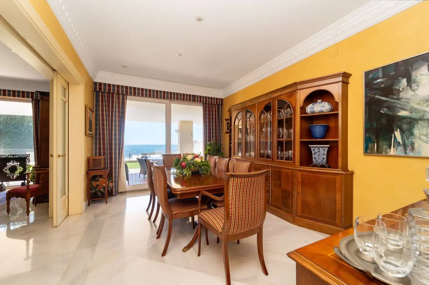 Comedor de Casa o chalet en venta en Alicante / Alacant con Calefacción, Jardín privado y Terraza