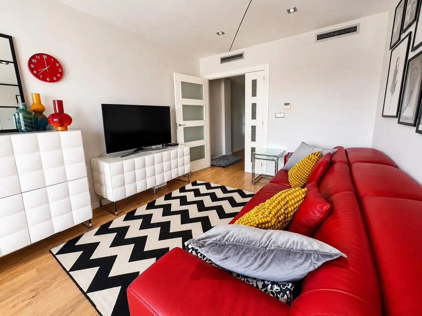 Sala d'estar de Apartament en venda en Pilar de la Horadada amb Aire condicionat, Terrassa i Traster