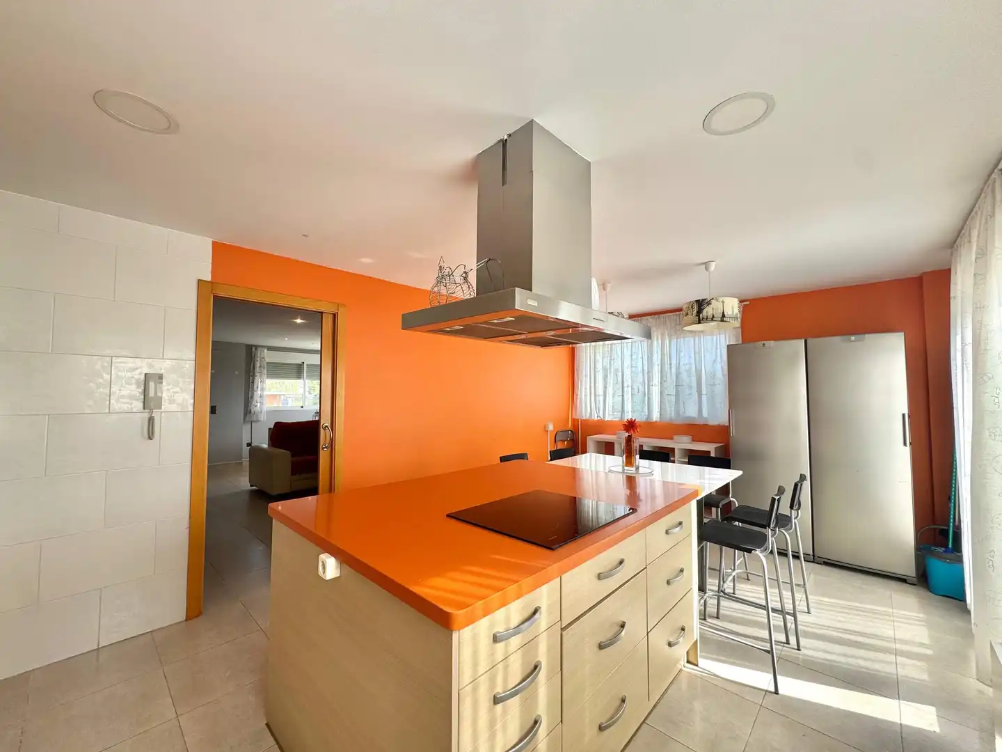 Cocina de Casa adosada en venta en Almoines con Aire acondicionado, Terraza y Balcón