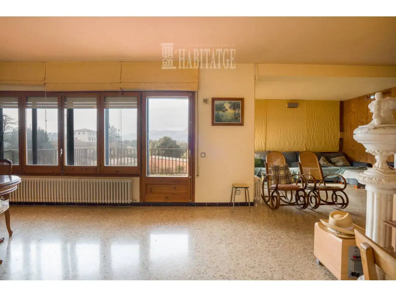 Sala de estar de Casa o chalet en venta en Vilanova de Sau con Calefacción, Jardín privado y Terraza