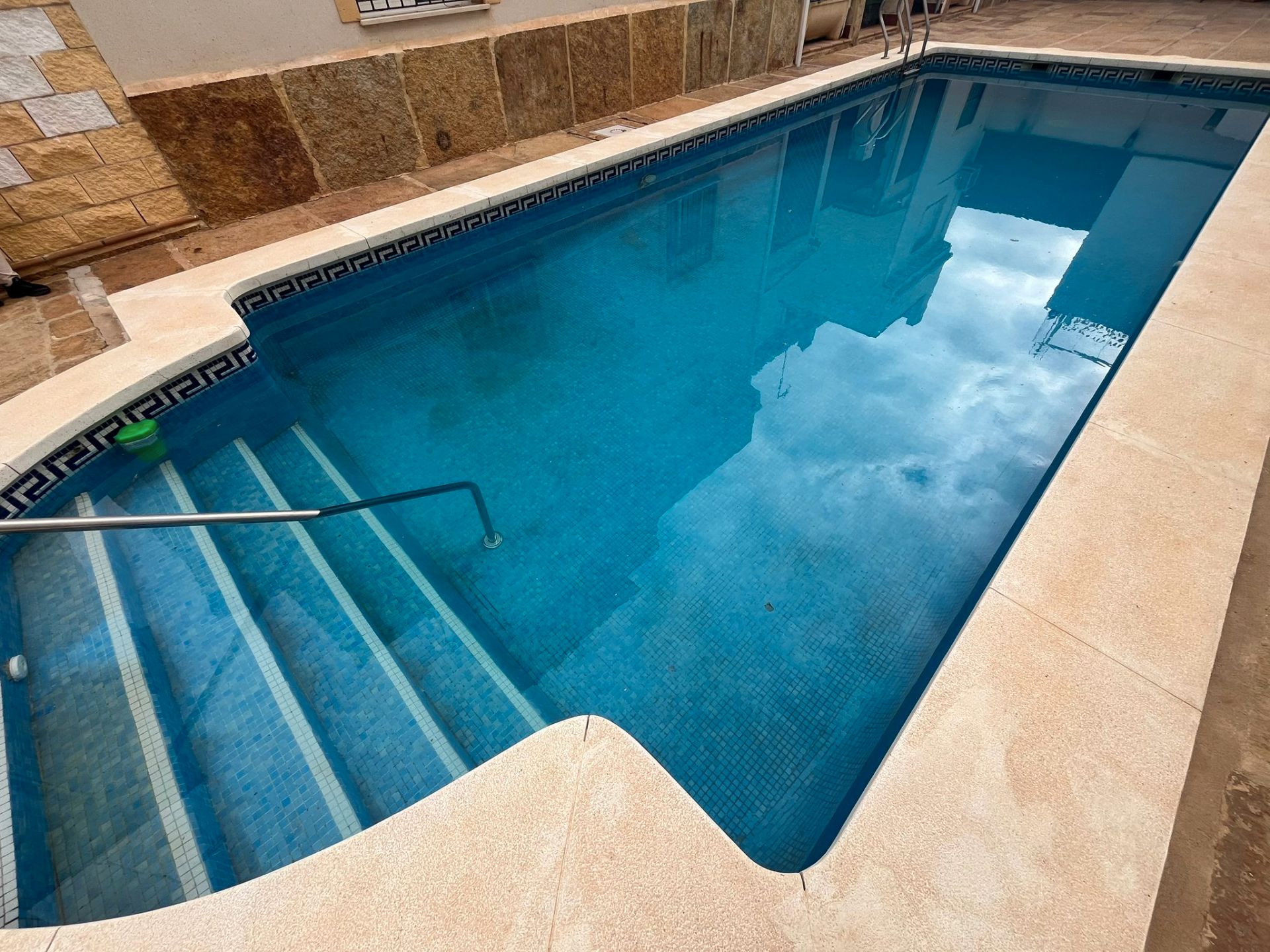 Swimming pool of Single-family semi-detached for sale in Mollina  with Heating, Terrace and Storage room