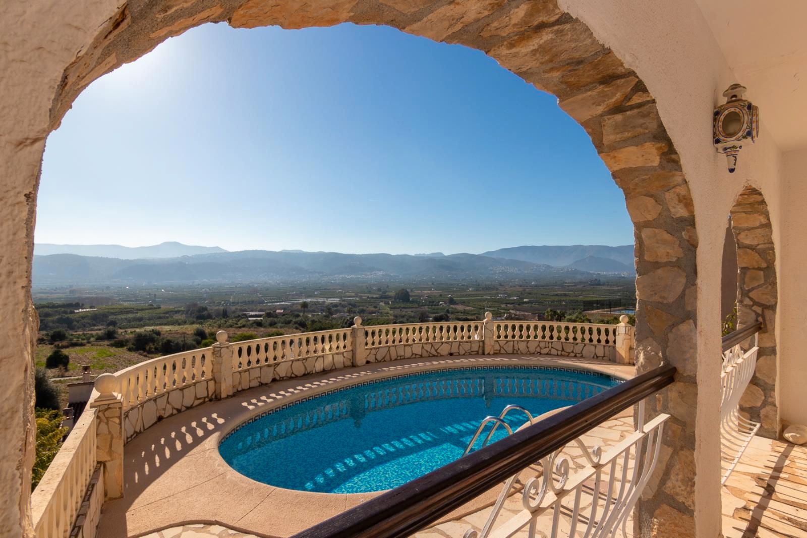 Swimming pool of House or chalet for sale in Sanet y Negrals  with Air Conditioner, Heating and Private garden