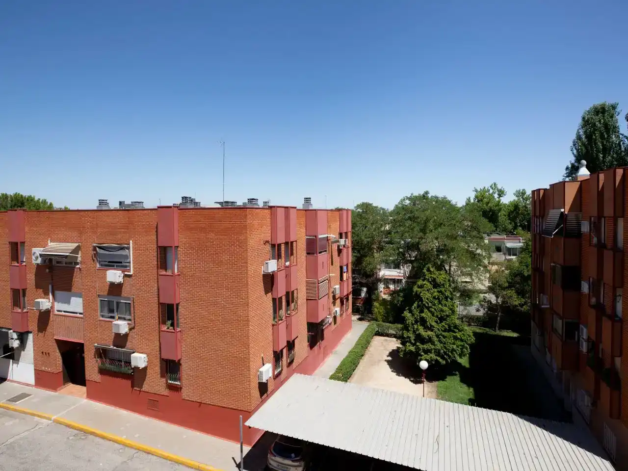 Vista exterior de Piso en venta en Madrid con Aire acondicionado, Jardín privado y Parquet