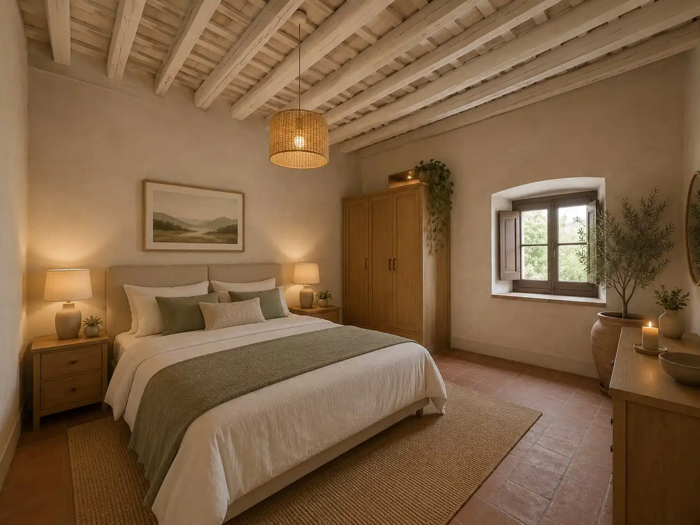 Habitación de Finca rústica en venta en Fornells de la Selva con Jardín privado y Balcón