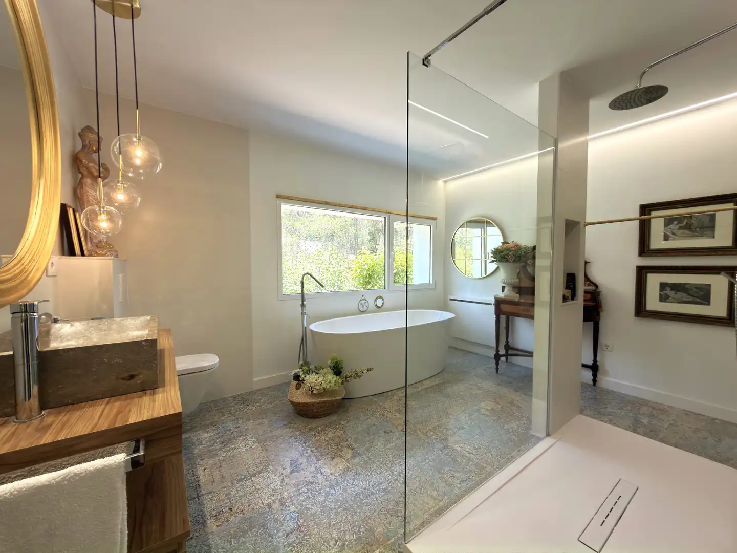 Bany de Casa o xalet en venda en Náquera amb Aire condicionat, Jardí privat i Terrassa