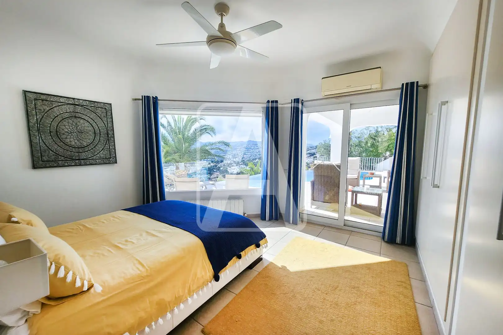 Bedroom of Houses for sale in Moraira  with Air Conditioner, Heating and Private garden
