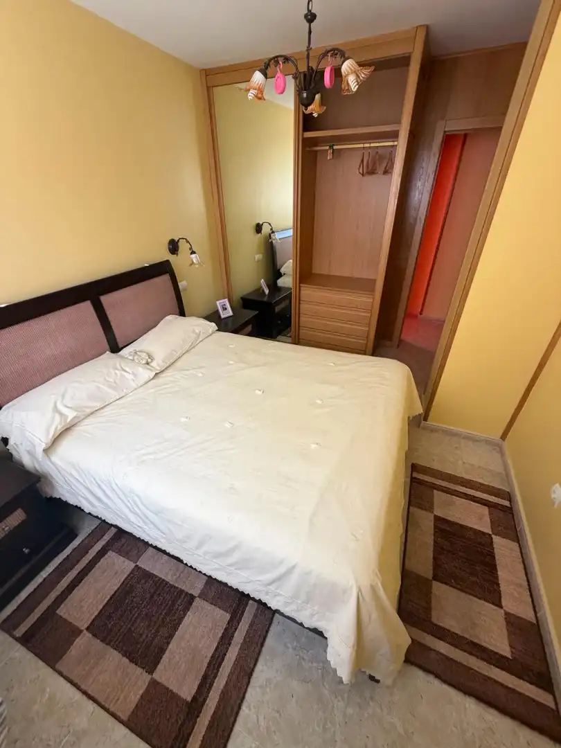 Bedroom of Flat for sale in Fuensaldaña  with Heating, Terrace and Furnished